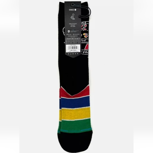 NWT Men's Elf Food Groups Stance Striped Crew Socks - Picture 8 of 10